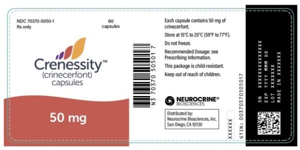 Crenessity (crinecerfont) Capsules and Oral Solution - Image 2