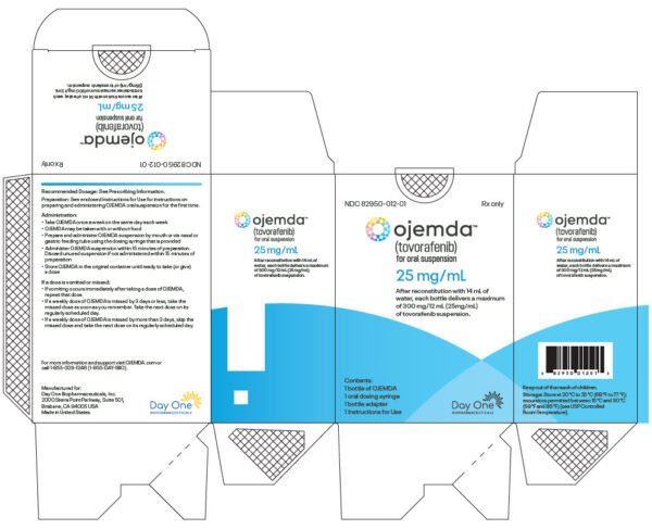 Ojemda (tovorafenib) Tablets and Oral Suspension - Image 3