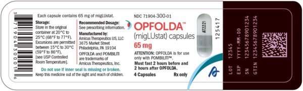 OPFOLDA (miglustat) capsules - Image 2